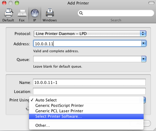 generic canon printer driver for mac